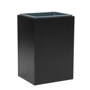 אדנית Tower Armor גבוהה – ברזל מגולוון למרפסת ולגינה | 41x33x60 ס"מ